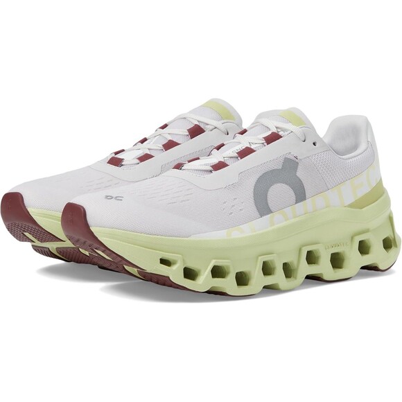 On Running Other - ON CLOUD MEN'S‎ CLOUDMONSTER ATHLETIC SHOES FROST/ACACIA NEW 13